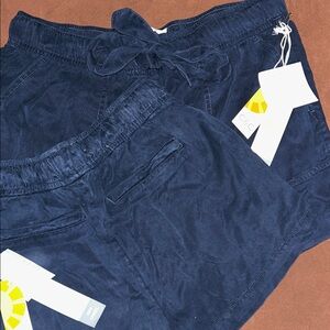 Navy Blue Casual Shorts